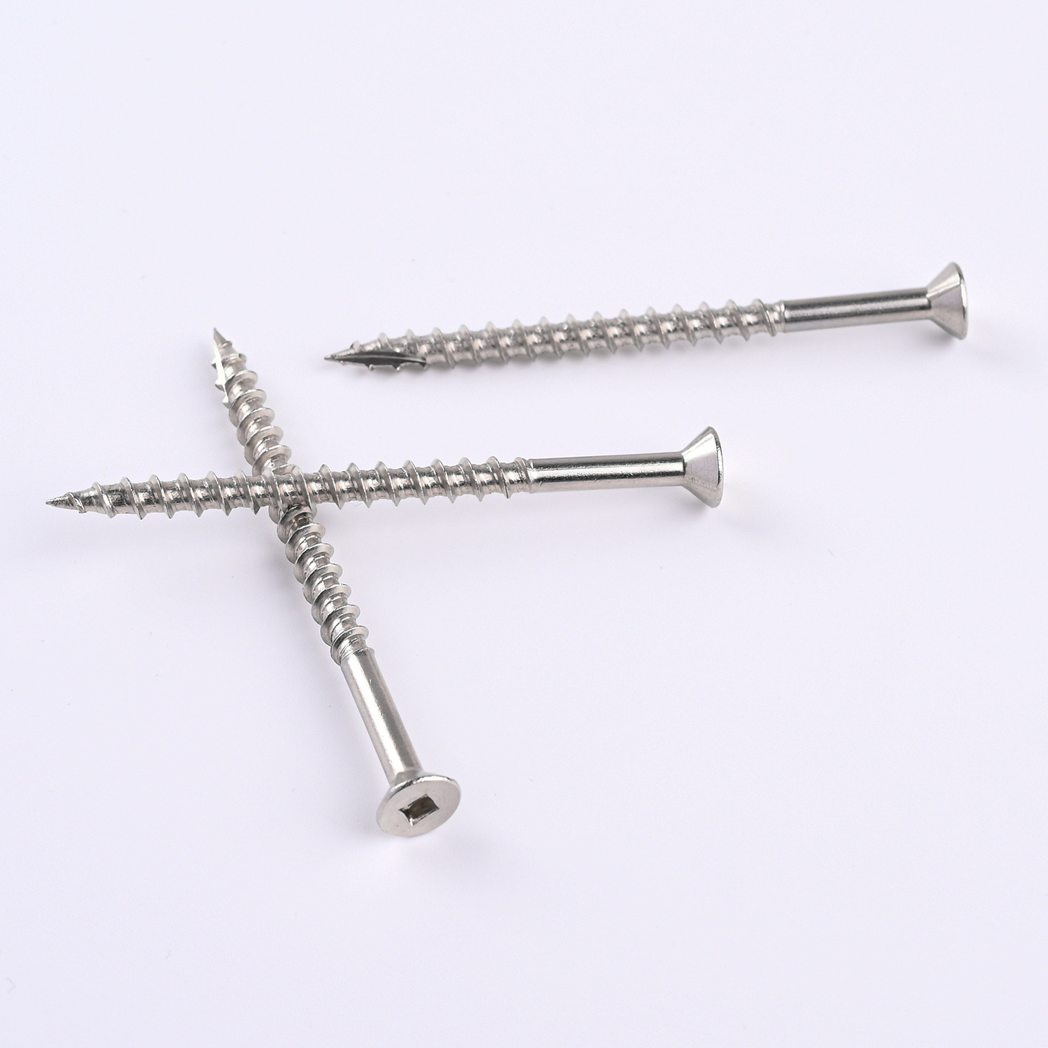 Factory Directly China cheap ANSI/ASME stainless steel 304 316 countersunk square hole wood self tapping screw