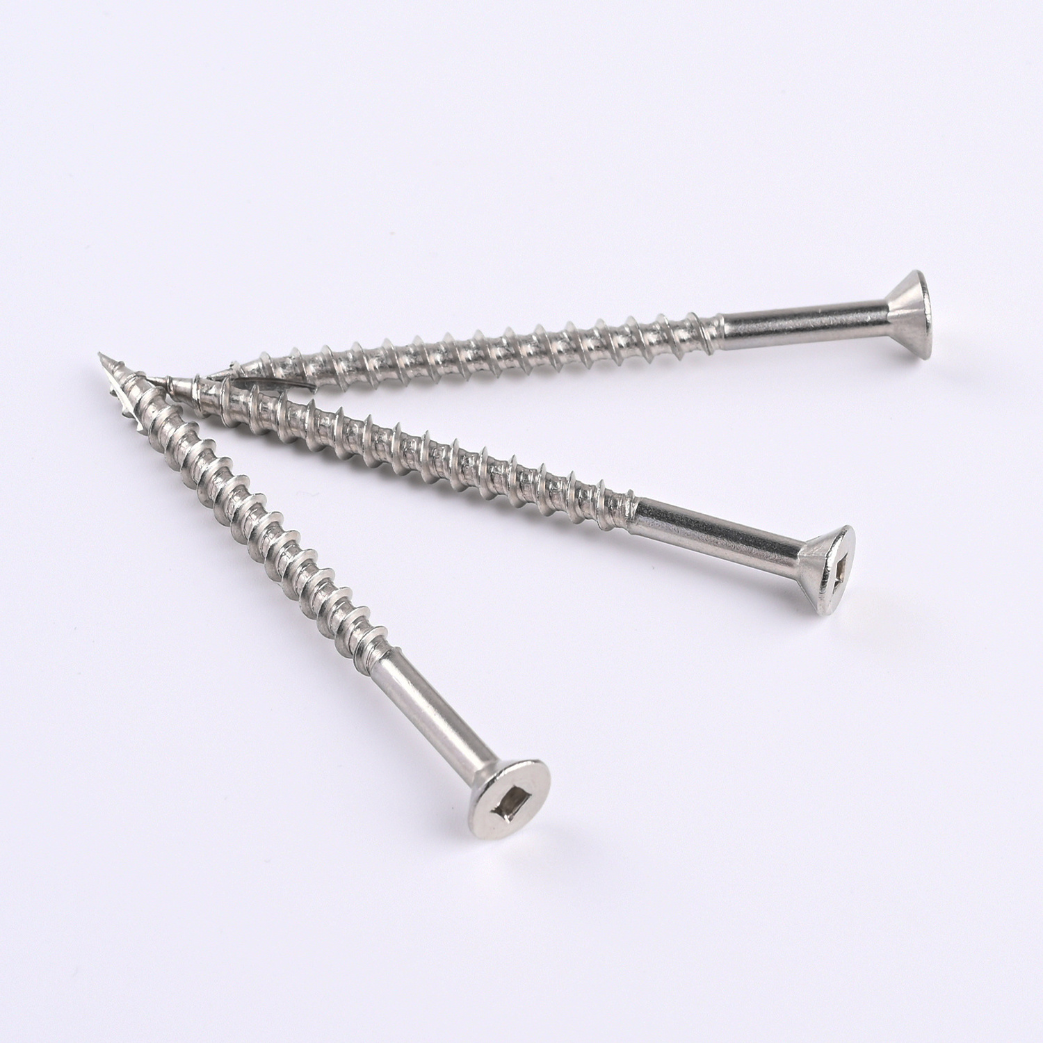 Factory Directly China cheap ANSI/ASME stainless steel 304 316 countersunk square hole wood self tapping screw