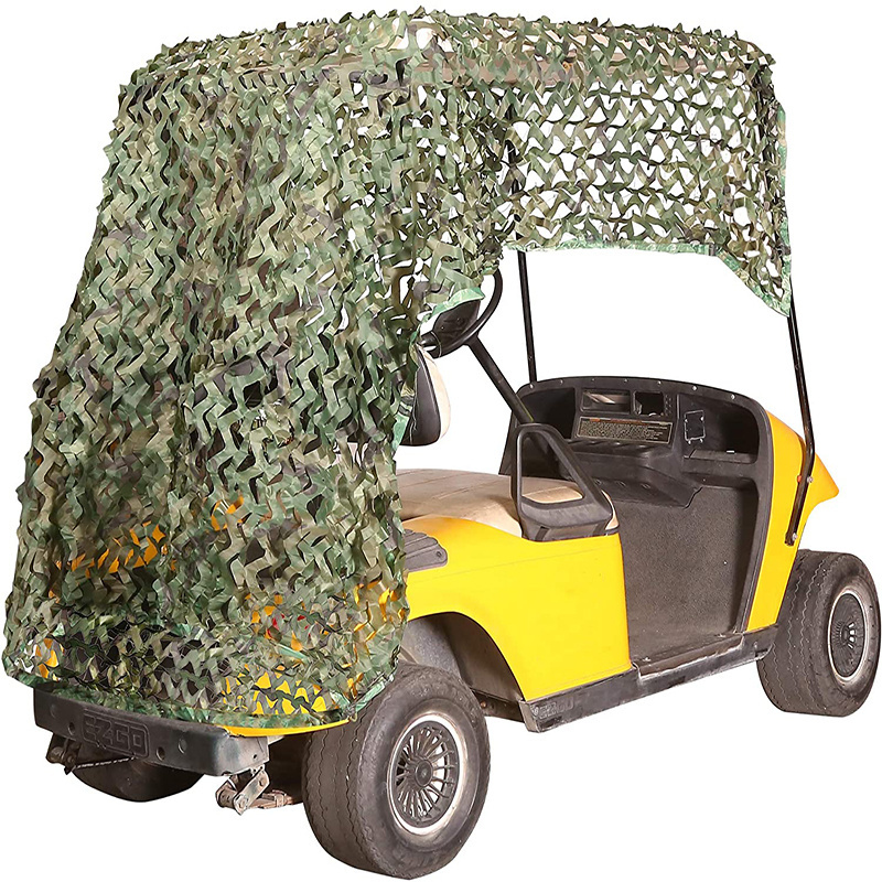 Universal Golf Cart Sun Shade Cover for EZGO Club Car Yamaha, 2-4 Passenger Golf Cart Camo Netting Camouflage Net