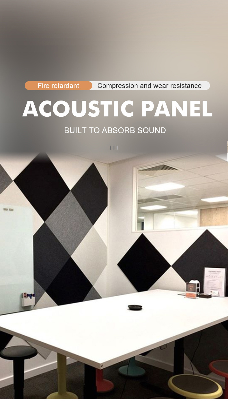 Custom Size Acoustic Panels Sound Proof Padding Sound Dampening Panel Soundproof Wall Panels for Office