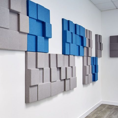 3D Acoustic Wall Panel Diffuser For Recording Studio Equipment