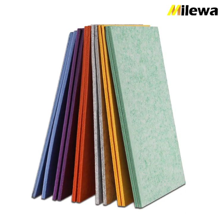 Panneau Acoustique Hot Sale PET Felt Acoustic Board Felt Fabric Acoustic Panels Wall Tiles Acoustic Felt Wall Panels for Office