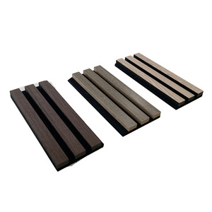 Milewa Eco Friendly Mdf And Pet 3D Decoration Slats Acoustic Wall Sound Insulation Panel/Foam/Material