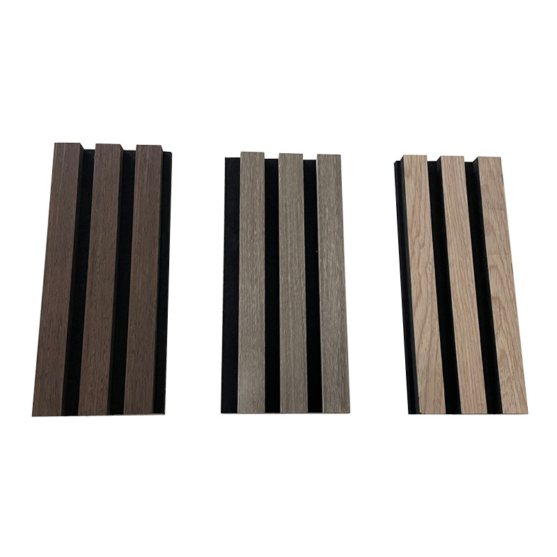 Milewa Eco Friendly Mdf And Pet 3D Decoration Slats Acoustic Wall Sound Insulation Panel/Foam/Material