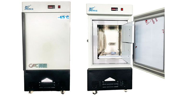 -45C Ultra Low Temperature Laboratory Refrigerator Small Upright Deep Vertical Freezer for Commercial