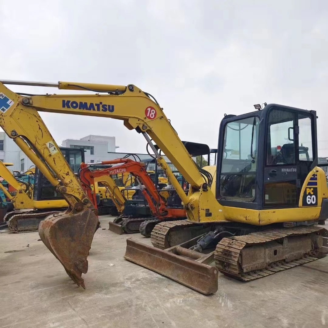 Japansecond-hand Excavator Used Komatsu PC60 Excavator For Sale Small Excavator Epa Used Second-hand PC60 on sale in shanghai