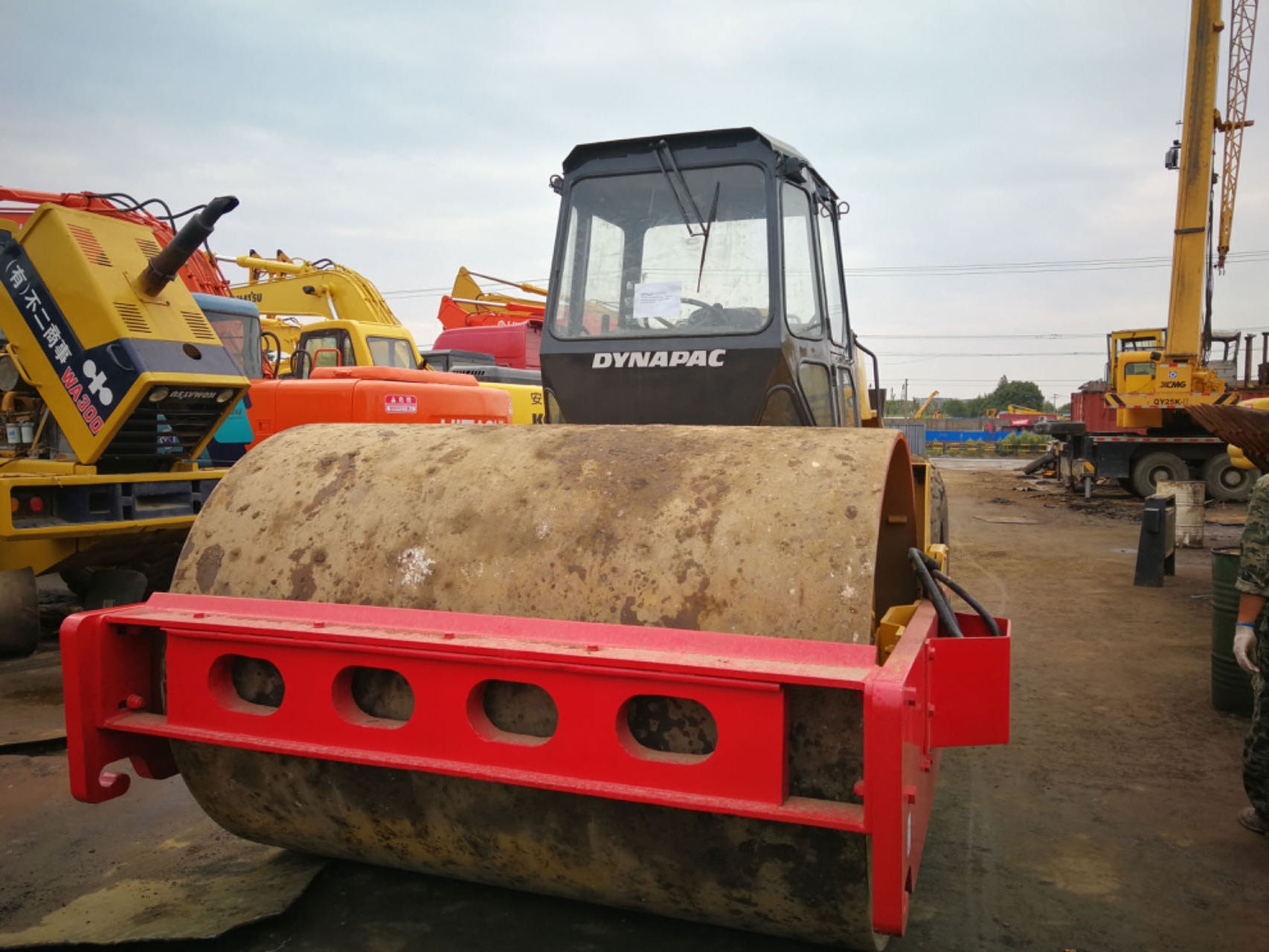 Used road rollers DYNAPAC CA25 CA30 road roller machine KOMATSU HITACHI KOBELCO DOOSAN CAT HYUNDAI  Loader for sale