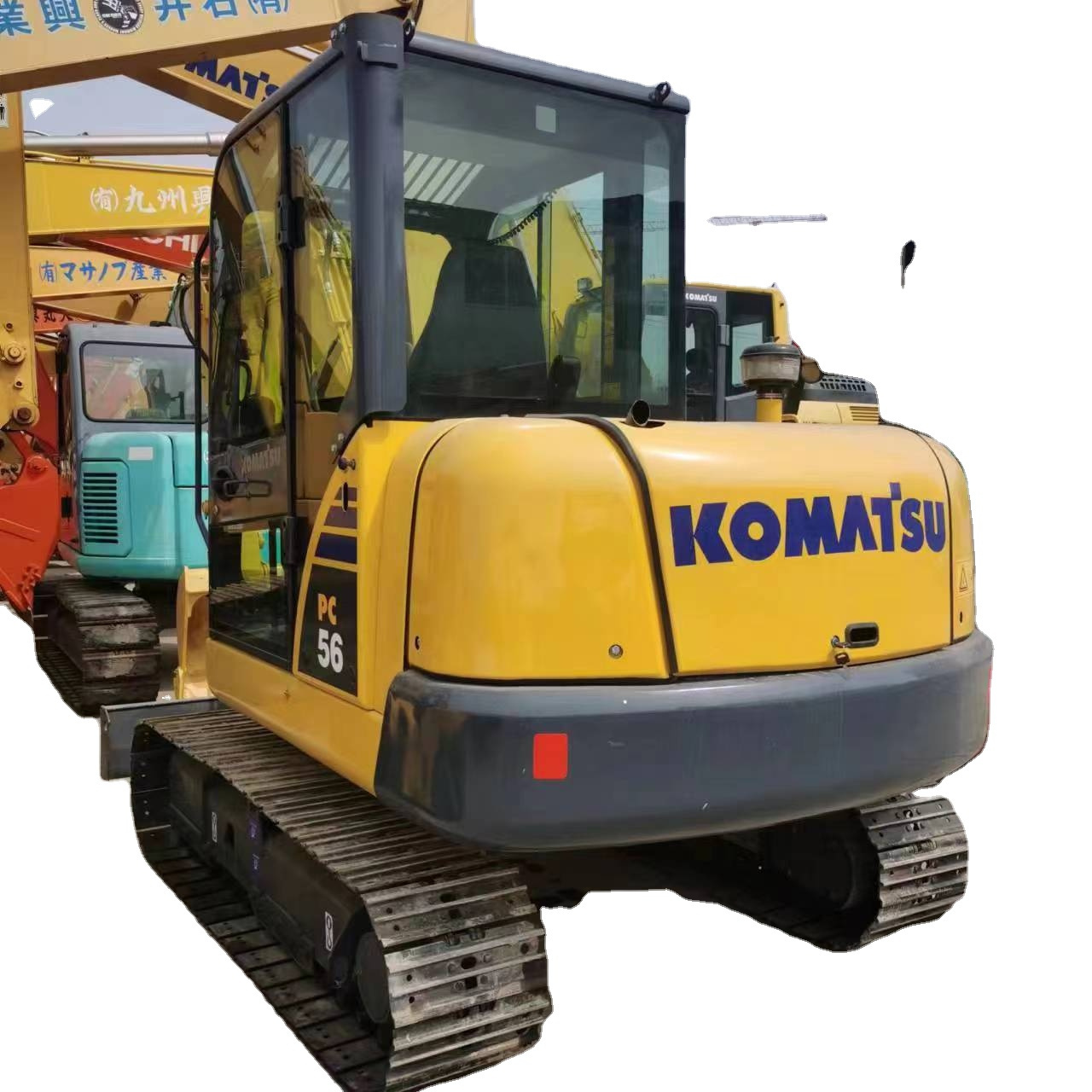 Used  excavator komatsu pc 56, second hand crawler excavator komatsu pc56-7  for sale