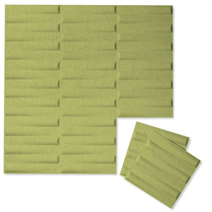 Eco-friendly Polyester Fiber Soundproof 3D Polyester Acoustic Panel Decorative Acoustic Panel