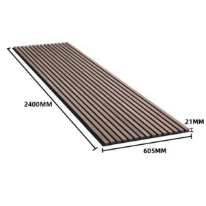 Soundproof Wall Panels MDF Akupanel Wood Slat Wall Acoustic Panels for Interior Decoration Wall and Ceiling