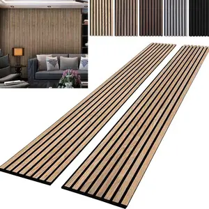 3D Model Design Wood Slat Acoustic Panel  Indoor interior decoration Acoustic Wall Cladding Wall Panel