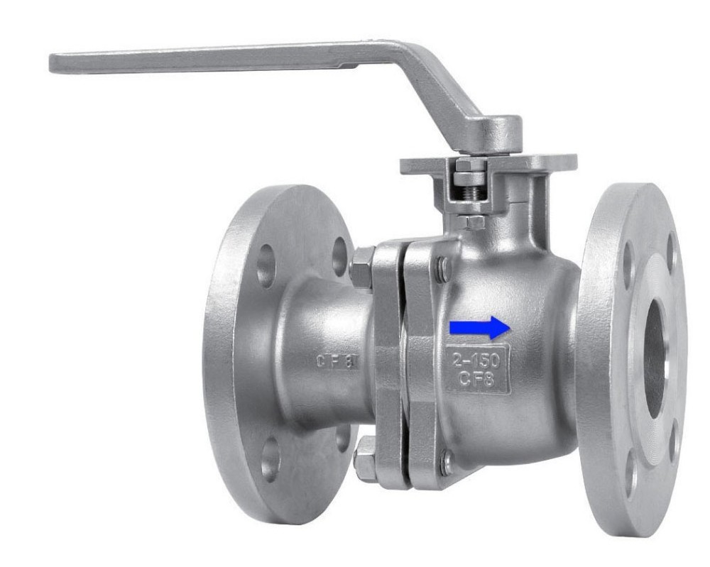 ANSI/ASME B16.10 cf8m 200 degree 150 CLASS  125class CAST STEEL Flange Type Stainless Steel Ball Valve