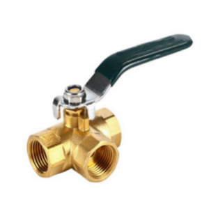 Manual Operation High Pressure L Type Internal Thread Three 3-way 1/4" 1/2  3/4inch Small Brass Ball Valve