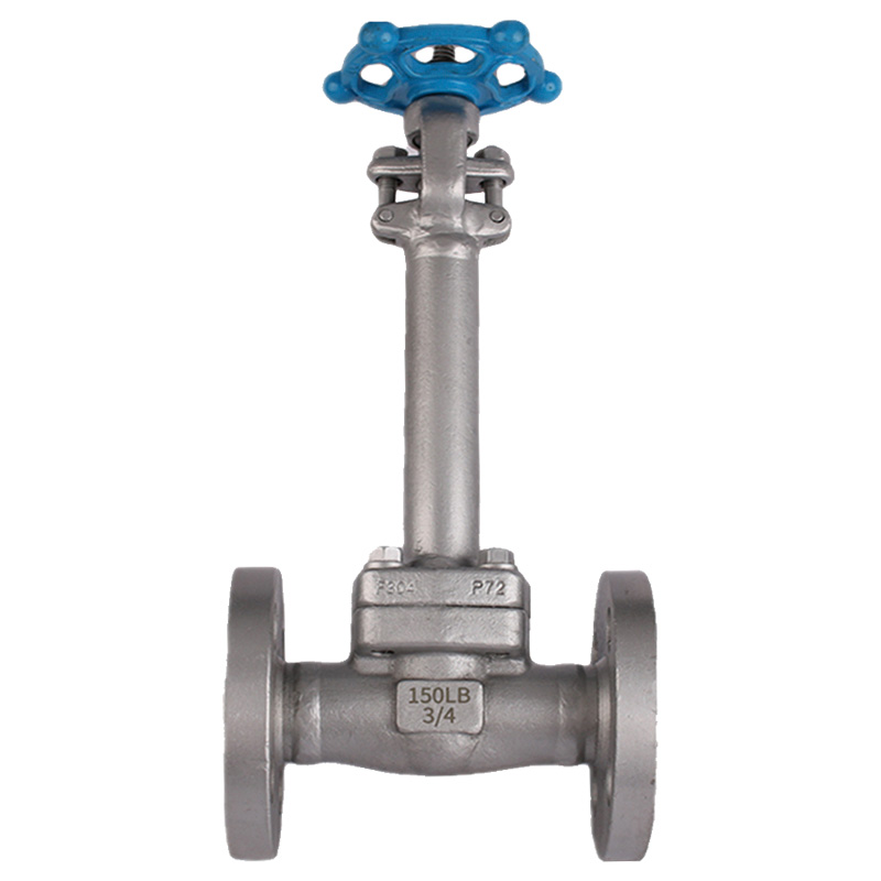 Cryogenic Globe valve OEM Low Temperature Long Stem Stop Valve  Gas Control Stainless Steel Welding Valve