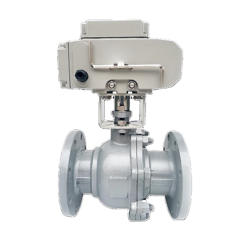 1/2~8 Inch WCB Soft Seal Flange Ends Motorized Ball Valve Smart Type Ball Valve PN16 Q941F-16C