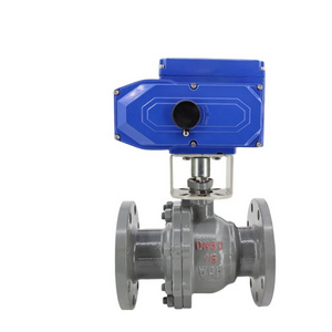 1/2~8 Inch WCB Soft Seal Flange Ends Motorized Ball Valve Smart Type Ball Valve PN16 Q941F-16C