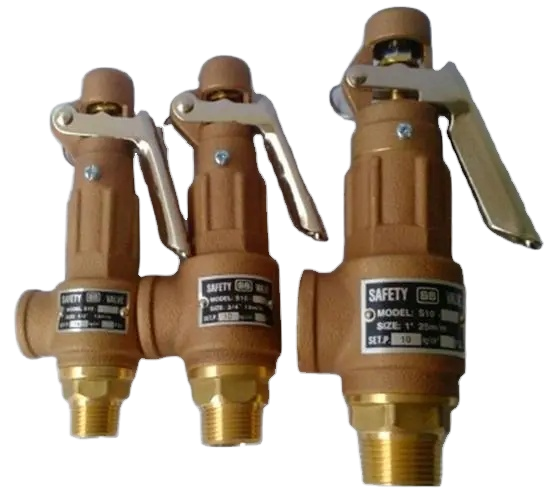 Pressure Safety Valve Stainless Steel Brass Water Safety Pressure Relief Valve