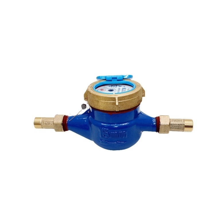 1/2~2 Inch BSP NPT Thread Dry/Wet Type  Household Water Meter With Brass/Copper Couplings