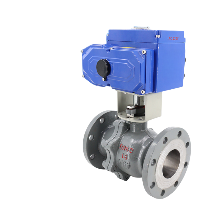 1/2~8 Inch WCB Soft Seal Flange Ends Motorized Ball Valve Smart Type Ball Valve PN16 Q941F-16C