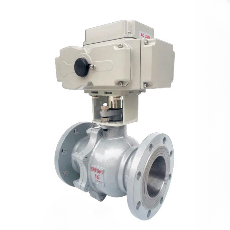 1/2~8 Inch WCB Soft Seal Flange Ends Motorized Ball Valve Smart Type Ball Valve PN16 Q941F-16C