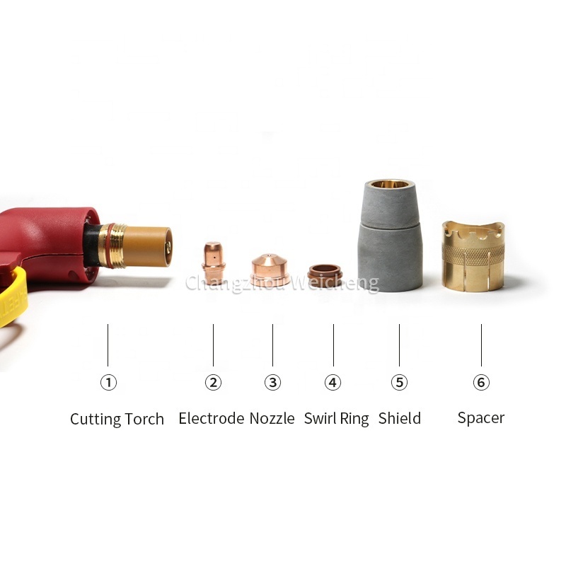 LT151 Handheld Plasma Cutting Torch Manual Torch PF0160 For Trafimet Cutting Machine