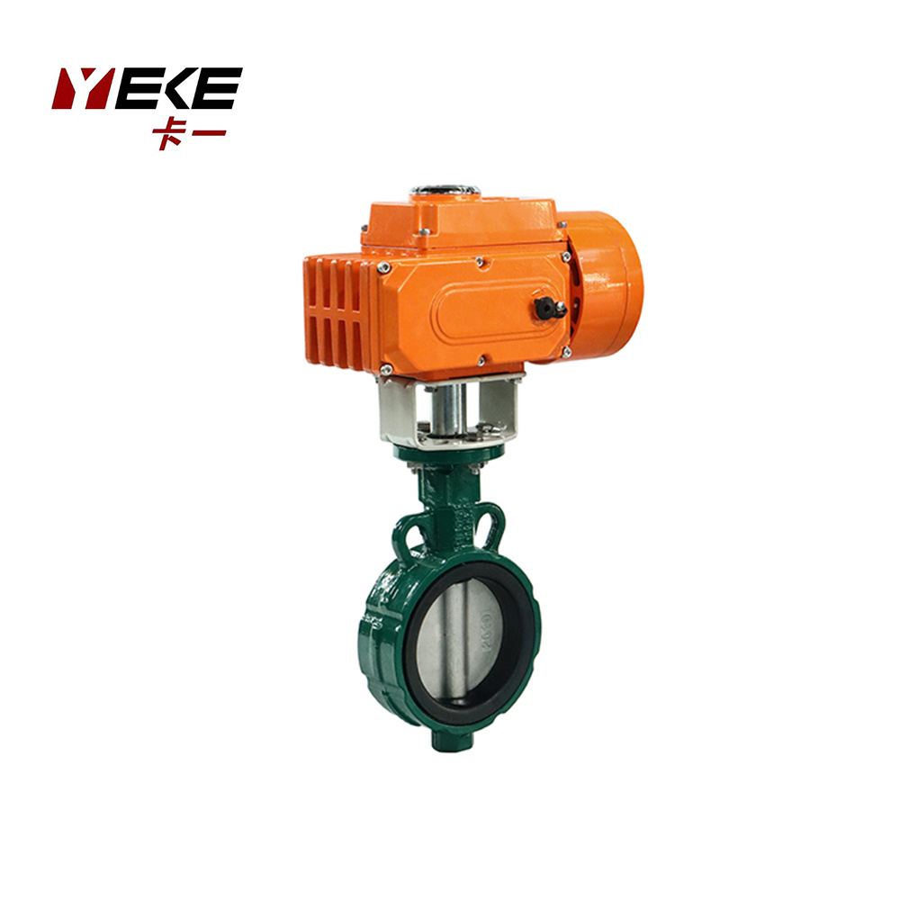 Yeke Motorized Control Stainless Steel Electric Wafer Vacuum Butterfly Valve Manufacturer