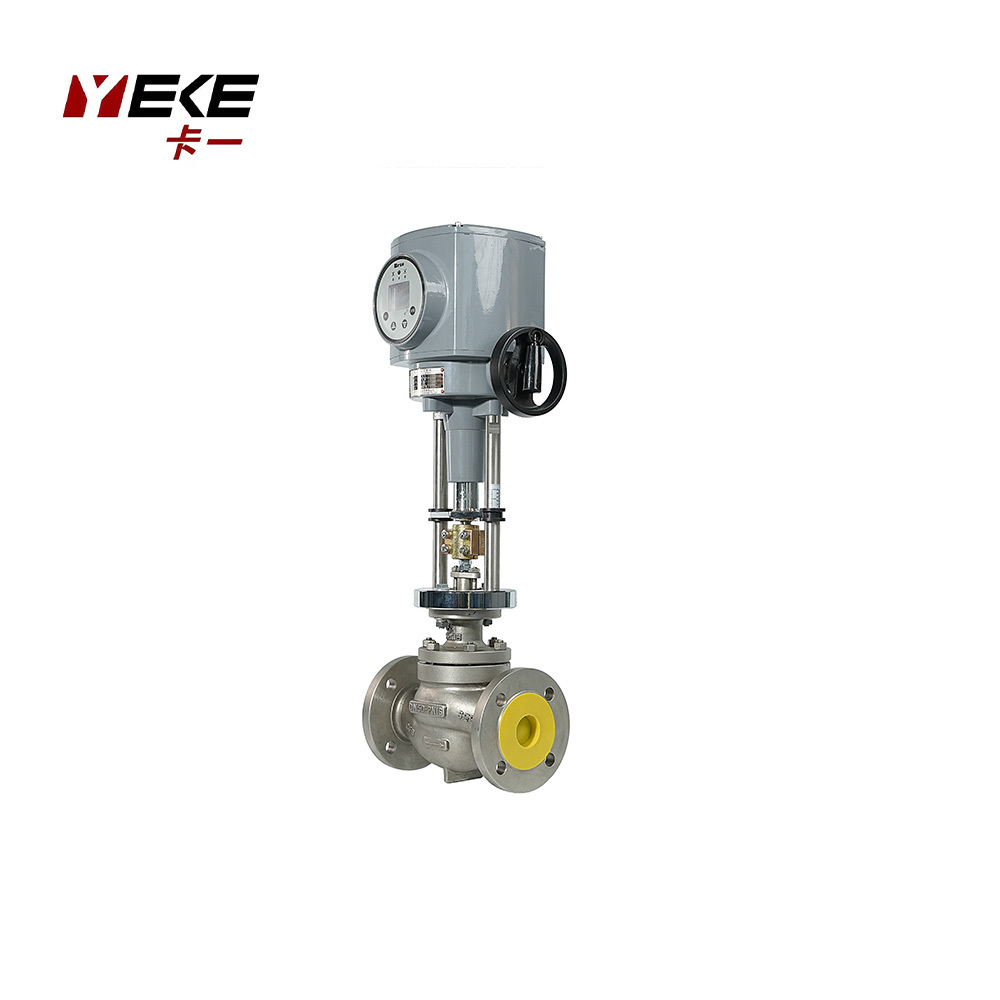 Yeke 220VAC Control Valve 90 Degree Rotary Electric Valve OEM Treatment Motor Actuator Control Valve Controller Flange GB/T12221