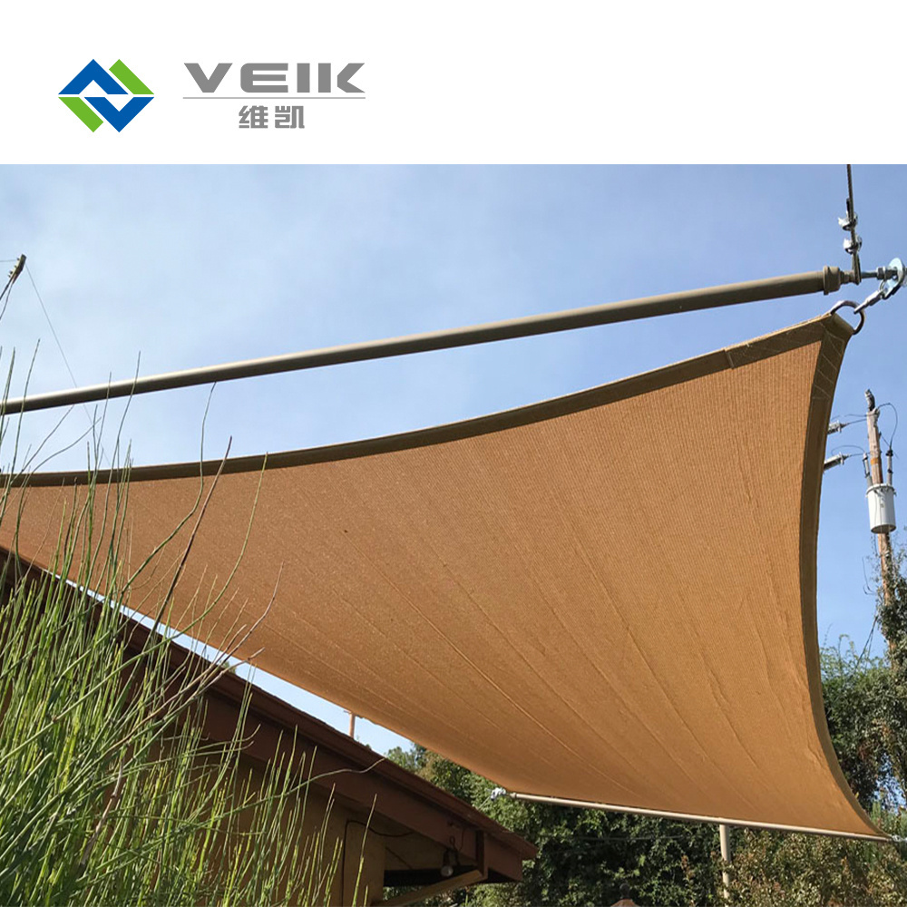 HDPE  sun shade sail customized outdoor wind waterproof sun shade sail swimming pool shade net sail blinds