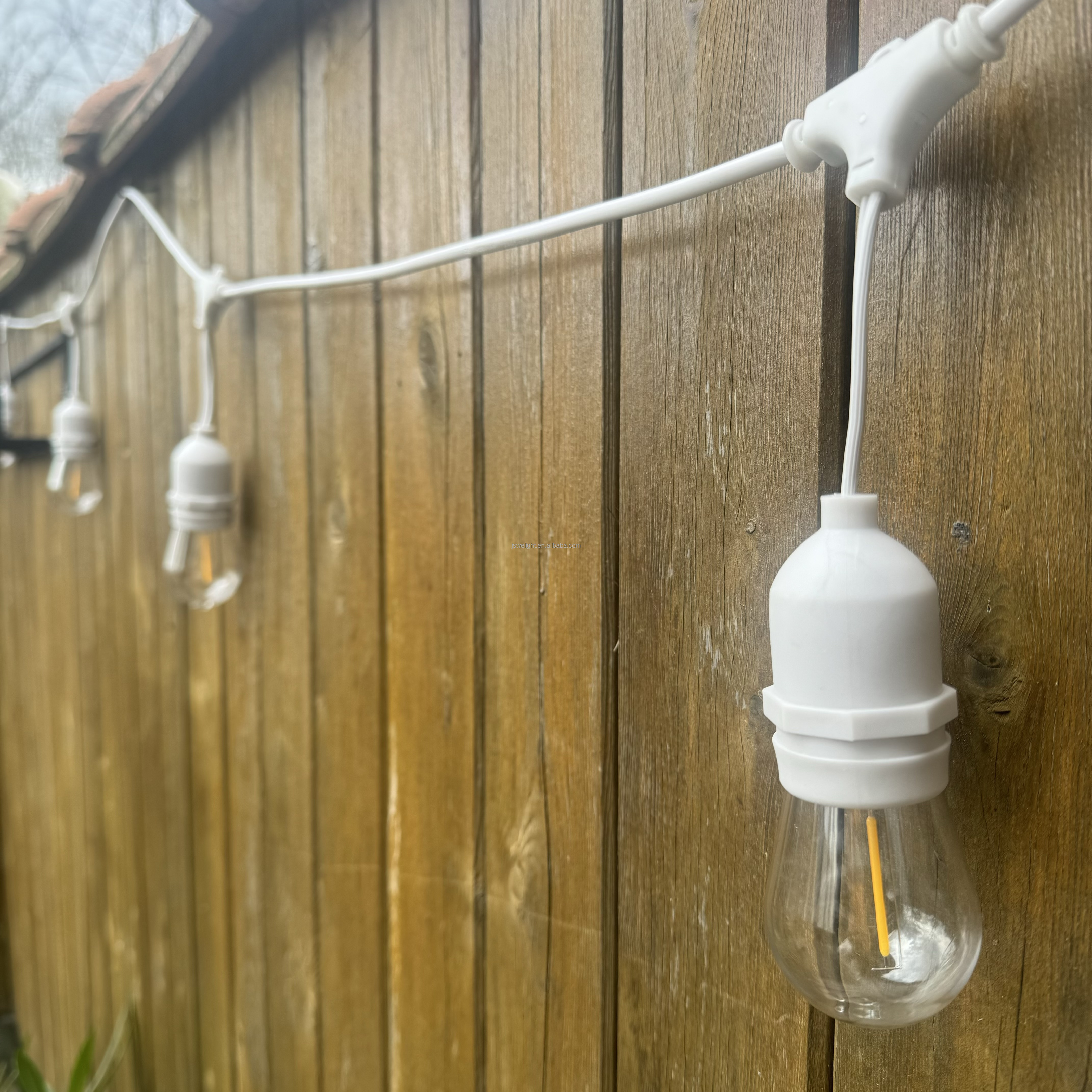 guirnaldas de luces exterior LED Bulb IP65 Waterproof Wedding Porch Patio Garden Outdoor Cafe S14 Festoon String Light