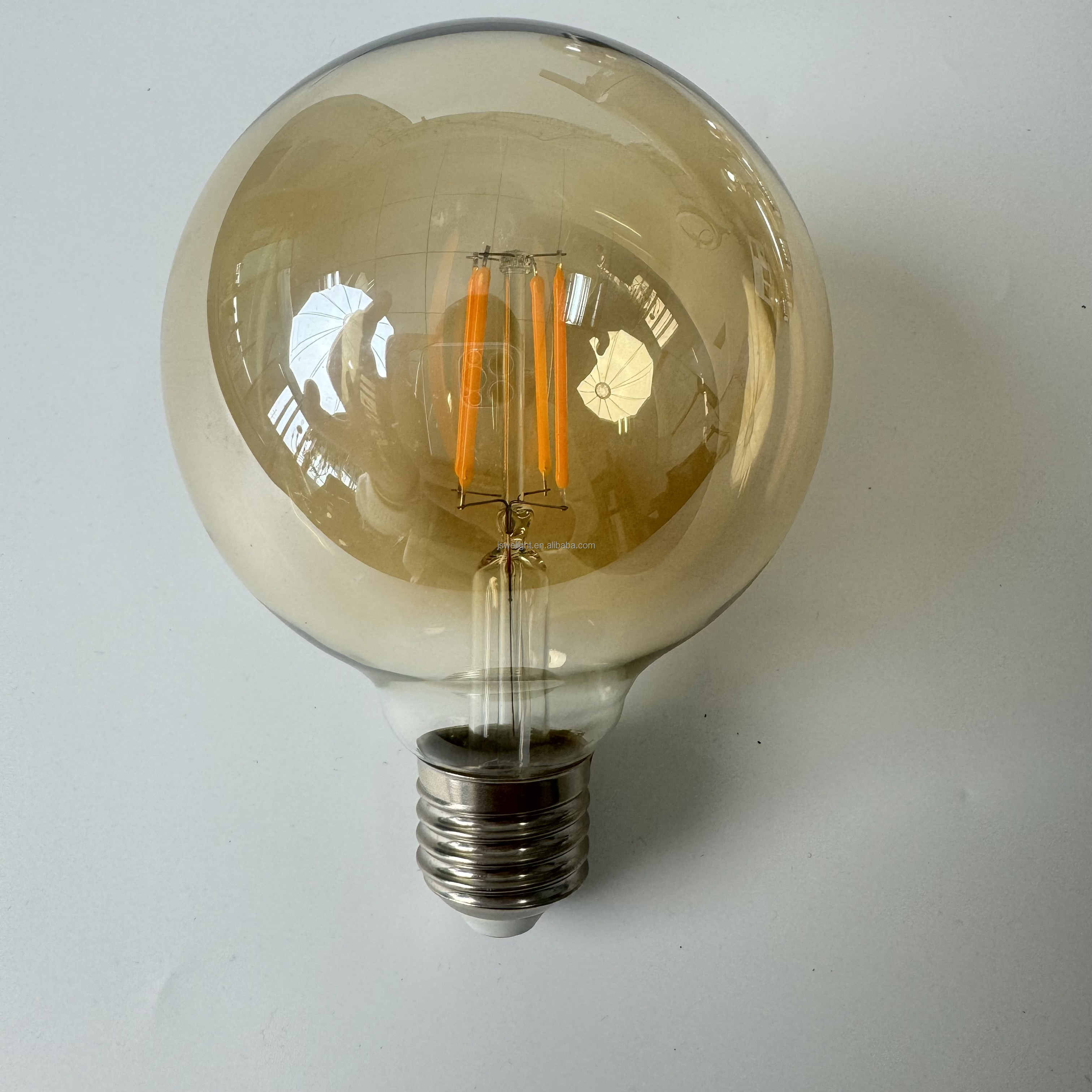 Dimmable LED filament bulb G80 G95 G125 E27 B22 base 2W 3W 4W 6W 8W light with driver for edison ceiling vintage lamp