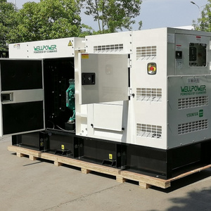 Soundproof 150kva diesel generator price 120kw silent diesel genset 150kva cummins generator