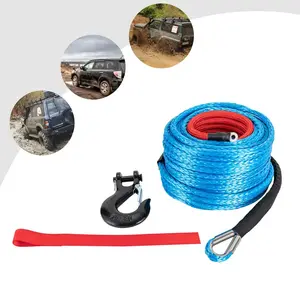 Best Selling Warn 12000Lbs 14Mm 12Mm*30M Atv Cable Uhmwpe Synthetic Winch Rope