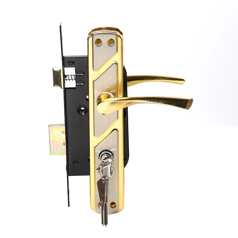 Factory price Manufacturer Supplier small door knob with lock gold safety door gate locks