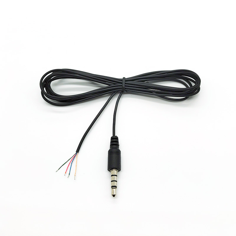 Earphone 2.5MM 3.5mm Stereo Jack Open With Tinned Bare Enameled Cable Open End AUX Cable 3.5MM Jack To Bare End Cable