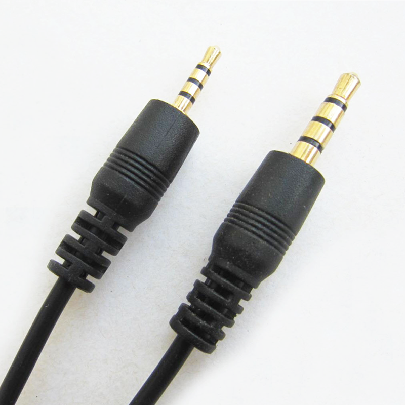 Wholesale 1M 3.5MM/2.5MM Stereo Gold Plated Jack Plug Male Audio AUX Cable