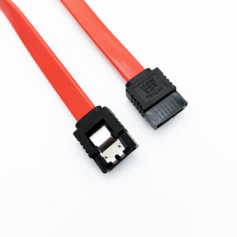 Durable Serial ATA 7Pin With Locking Latch Data Cable For Computer Right Angle SATA 7Pin Hard Disk Drive SATA Data Cable