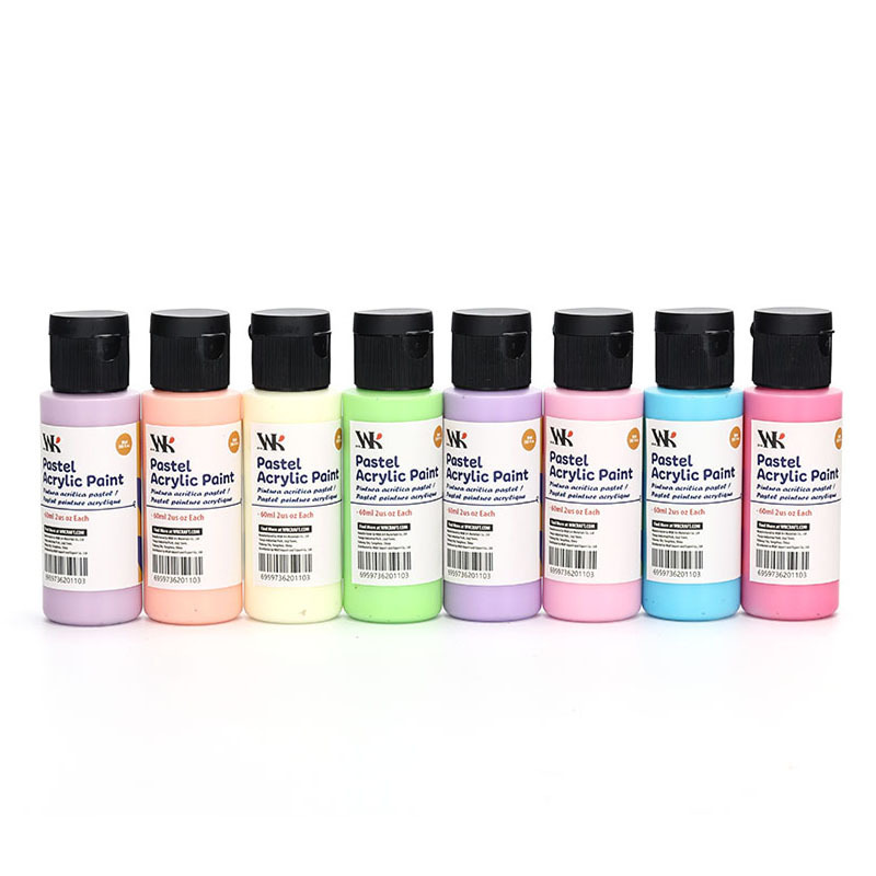 Professional 2fl oz 60ml acrylic paint neon acrylic paint for diy shoe paint