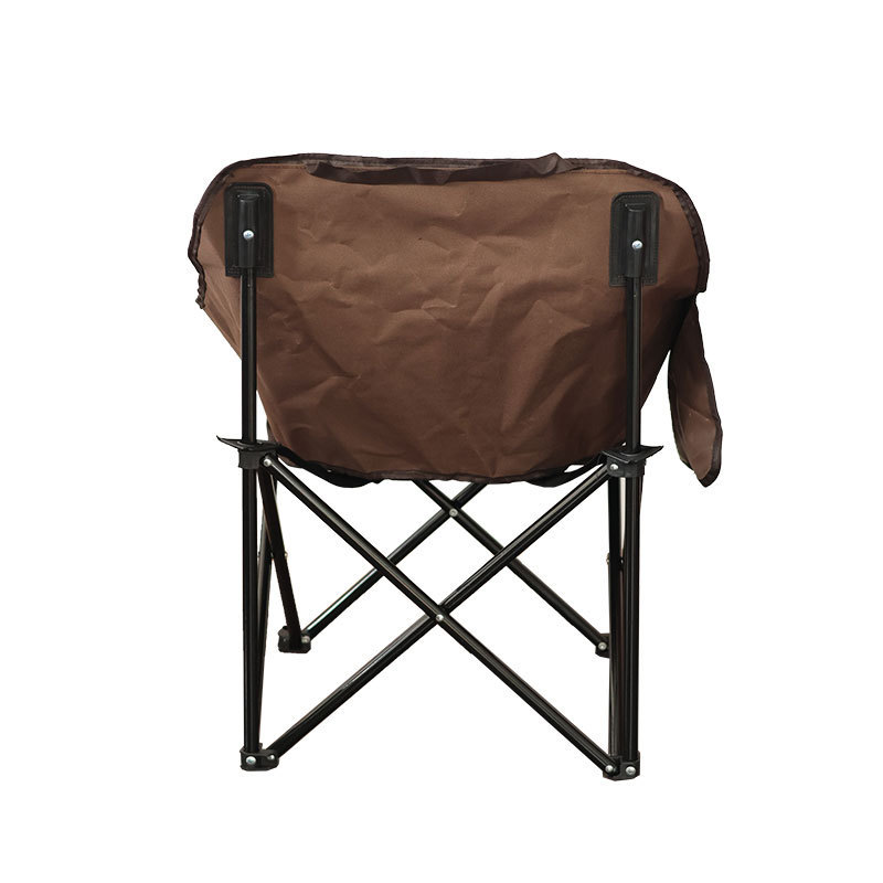 Promotional Gold Alloy Modern Children Small Collapsible Beach Camping Moon Chair With Storage Bag