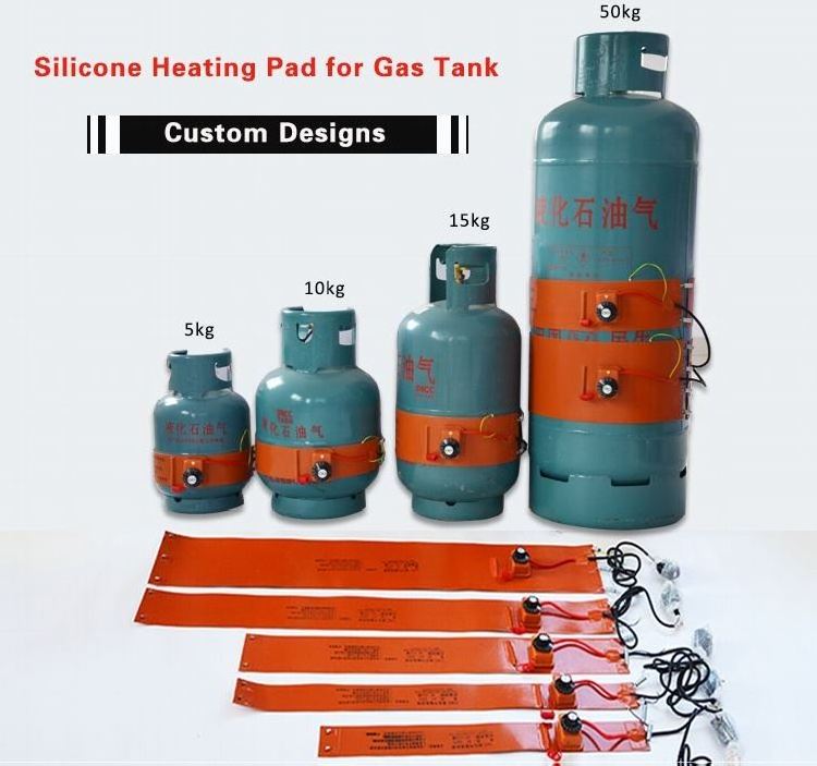 220V 110V 20-200L Silicone Band Drum Heater Taps Blanket Oil Biodiesel Plastic Metal Barrel Gas Tank