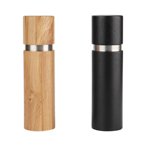 Kitchen tools Manual  wood salt and pepper grinder,White oak+stainless steel salt and pepper mill