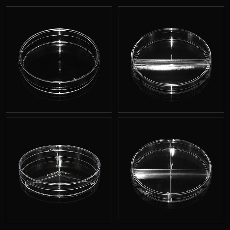 lowest price 90mm disposable lab medical plastic petri dish cell culture dish