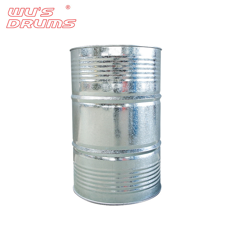 Stainless Steel 45 Gallon Closed Head Galvanized Barrel Drum in 200L-210L