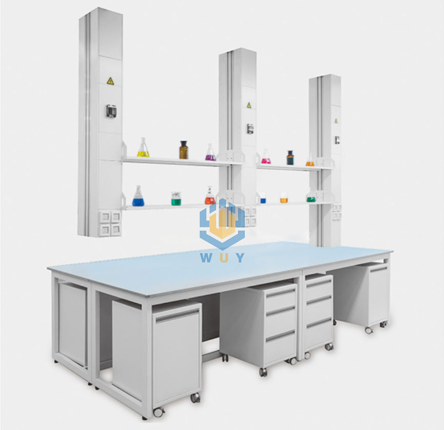 Laboratory Furniture Lab Bench Working Table Medical Laboratory Cabinet Workbench Casework