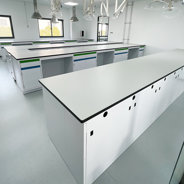 Laboratory Furniture Lab Bench Working Table Medical Laboratory Cabinet Workbench Casework