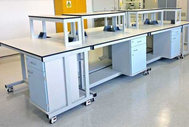 Laboratory Furniture Lab Bench Working Table Medical Laboratory Cabinet Workbench Casework