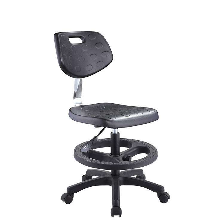 chrome finished computer lab stool chairs rolling stool medical lab