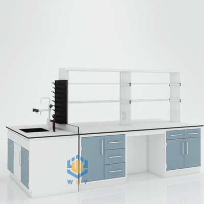 OEM laboratory bench workstation metal lab cabinets casework & Countertops steel lab furniture work bench