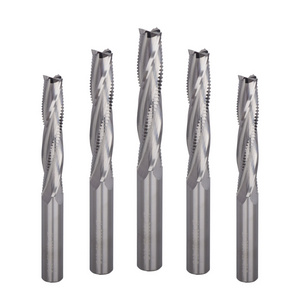 Weix  High Speed Solid carbide Spiral Roughing End Mill Chipbreaker Milling Cutter 4 Flutes CNC Cutting Tool