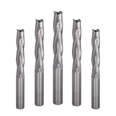 Weix  High Speed Solid carbide Spiral Roughing End Mill Chipbreaker Milling Cutter 4 Flutes CNC Cutting Tool