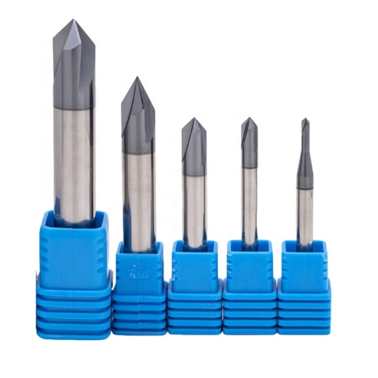 WEIX 4PCS in One Package Tungsten Carbide Woodworking Tools 1/4 Shank Diameter Set CNC Router Bits Milling Cutter for Wood